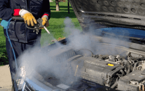 Buharlı Motor Yıkama